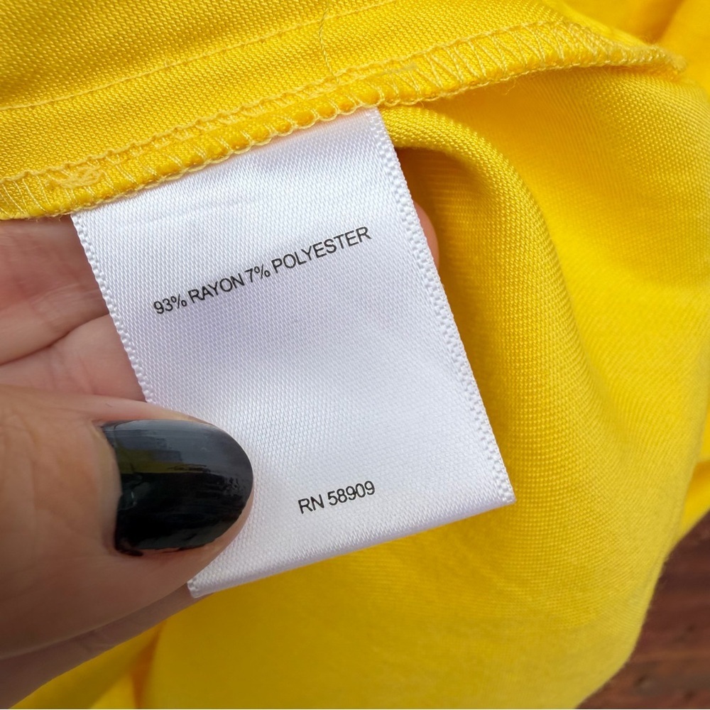a loves a yellow belted dress sleeveless mini bow - Picture 5 of 5